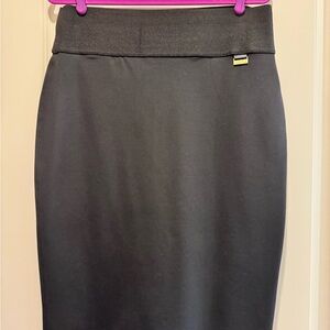 Calvin Klein Classic Black Pencil Skirt